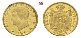 MILANO NAPOLEONE I, Imperatore (1804-1814) 20 Lire "stella a 6 punte" 1809 Pagani 19a Au • Sigillata BB/SPL da Ranieri