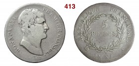 FRANCIA NAPOLEONE I, Console (1799-1804) 5 Franchi An. XI Parigi Ag B