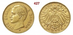 GERMANIA - Bayern OTTO II (1886-1913) 10 Mark 1903 D Fb. 3769 Au g 3,99 BB/SPL