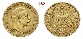 GERMANIA - Prussia WILHELM II (1888-1918) 10 Mark 1893 A Fb. 3819 Au g 3,94 • Colpetto BB