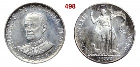 MALTA FRA ANGELO DE MOJANA (1962-1988) 2 Scudi, 1 Scudo e 9 Tarì in Ag e 10 Grani in Cu 1965 FDC