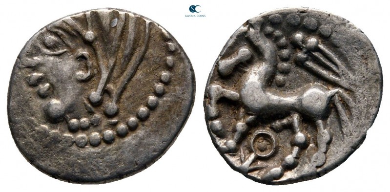 Central Gaul. Bituriges Cubi circa 70-50 BC. Quinarius AR

15 mm, 1,88 g

Ce...
