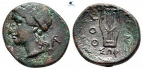 Lucania. Thourioi circa 280-260 BC. Bronze Æ