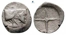 Sicily. Gela circa 480-470 BC. Obol AR