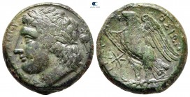 Sicily. Syracuse circa 287-278 BC. Time of Hiketas. Bronze Æ