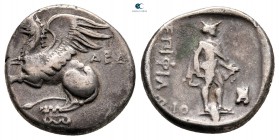 Thrace. Abdera circa 354-353 BC. ΦΙΛΑΙΟΣ (Philaios), magistrate. Tetrobol AR
