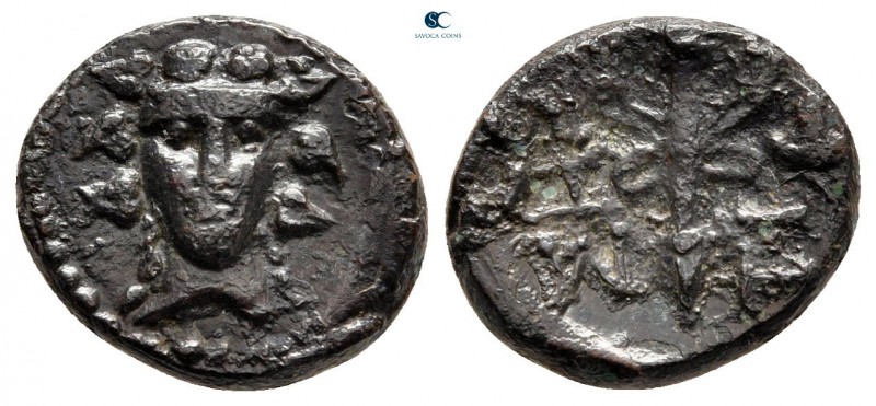 The Thracian Chersonese. Sestos circa 100 BC. 
Bronze Æ

14 mm, 2,01 g

Wre...