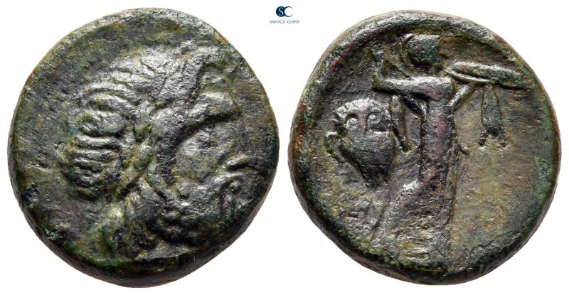 Greece. Possibly Athens or Thessalian mint circa 200-0 BC. 
Bronze Æ

19 mm, ...