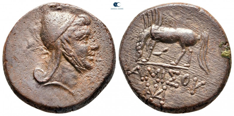 Pontos. Amisos. Time of Mithradates VI Eupator circa 120-63 BC. 
Bronze Æ

24...