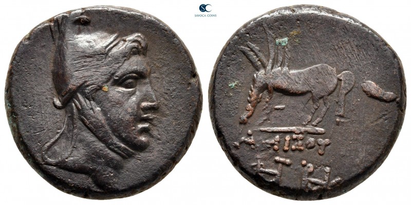 Pontos. Amisos. Time of Mithradates VI Eupator circa 120-63 BC. 
Bronze Æ

23...