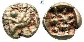 Ionia. Uncertain mint circa 600-550 BC. Twelfth Stater or Hemihekte EL