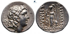 Kings of Cappadocia. Mint A (Eusebeia under Mt.Argaios). Ariarathes IX Eusebes Philopator  101-87 BC. Dated RY 13 = 88/7 BC. Drachm AR