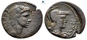Ionia. Priene. Augustus 27 BC-AD 14. Hemiassarion Æ
