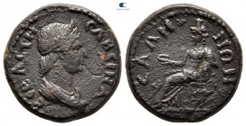 Lydia. Sala. Sabina. Augusta AD 128-137. Bronze Æ