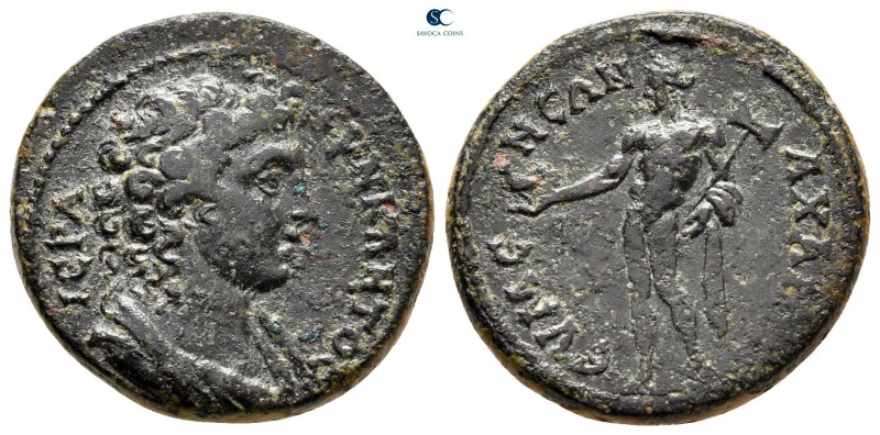 Phrygia. Eumeneia - Fulvia. Pseudo-autonomous issue AD 180-218. 
Bronze Æ

23...
