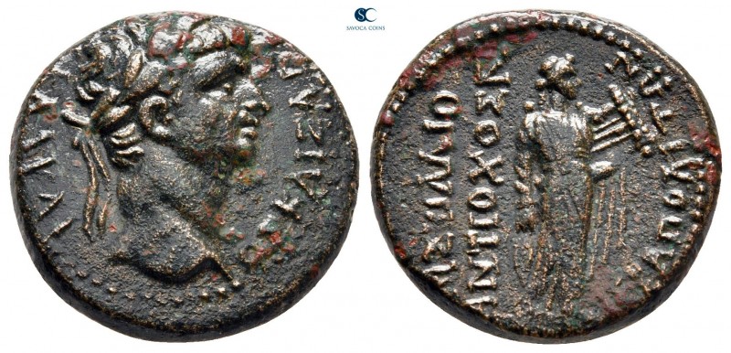 Phrygia. Hierapolis. Claudius AD 41-54. 
Bronze Æ

20 mm, 5,49 g

[ΚΛΑΥ]ΔΙΟ...