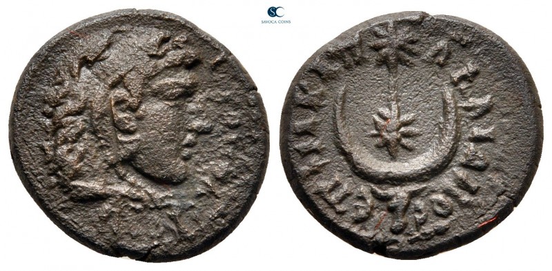 Phrygia. Hierapolis. Pseudo-autonomous issue AD 161-169. ΚΛ. ΠΩΛΛΙΩΝ (Kl. Pollio...