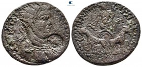 Cilicia. Eirenopolis - Neronias. Valerian I AD 253-260. Dated CY 203 = AD 254/5. Octassarion (8 Assaria) Æ