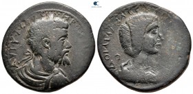 Cilicia. Epiphaneia. Septimius Severus, with Julia Domna AD 193-211. Dated CY 261? = AD 193/4. Bronze Æ