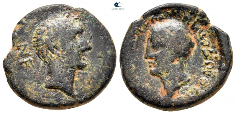 Seleucis and Pieria. Antioch. Tetrarch Zenodorus 31-26 BC. 
Bronze Æ

22 mm, ...