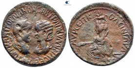 Mesopotamia. Singara. Gordian III and Tranquillina AD 238-244. Bronze Æ