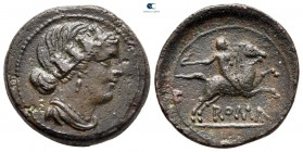 Anonymous 217-215 BC. Rome. Semuncia Æ