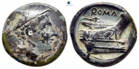 Anonymous 217-215 BC. Rome. Semuncia Æ