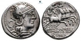 L. Opimius 131 BC. Rome. Denarius AR