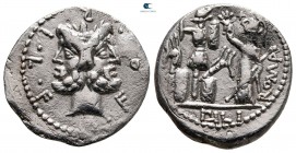 M. Furius L. f. Philus 120 BC. Rome. Denarius AR