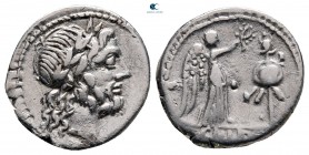 Cn. Cornelius Lentulus Clodianus 88 BC. Rome. Quinarius AR
