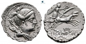 Ti. Claudius Ti. f. Ap. n. Nero 79 BC. Rome. Serrate Denarius AR
