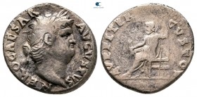Nero AD 54-68. Struck AD 64-68. Rome. Denarius AR