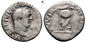 Vitellius AD 69. Rome. Denarius AR