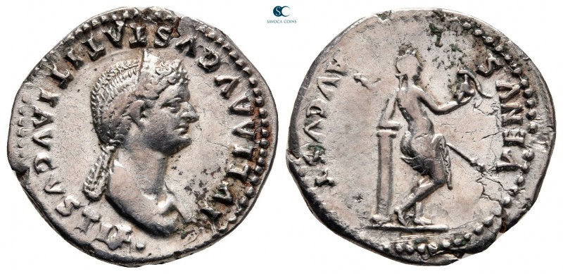 Julia Titi AD 80-81. Rome
Denarius AR

21 mm, 3,09 g

IVLIA AVGVSTA TITI AV...