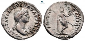 Julia Titi AD 80-81. Rome. Denarius AR