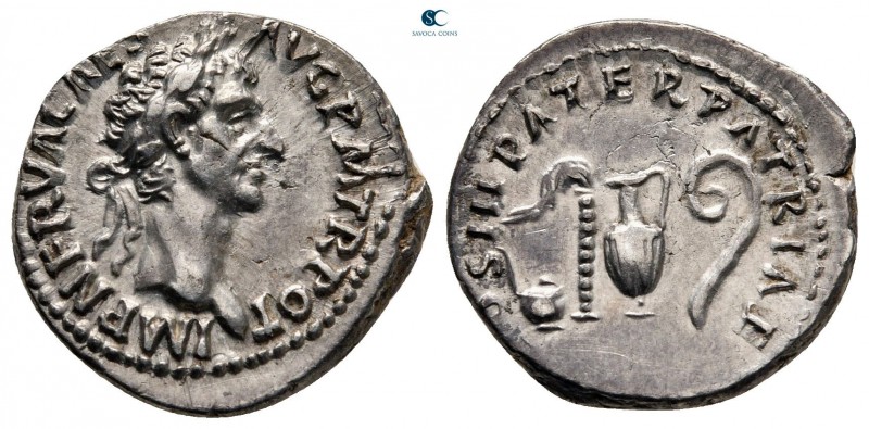 Nerva AD 96-98. Rome
Denarius AR

19 mm, 2,95 g

IMP NERVA CAES AVG P M TR ...