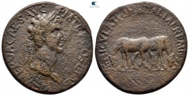 Nerva AD 96-98. Struck AD 97. Rome. Sestertius Æ