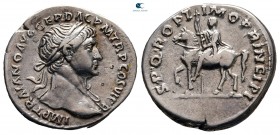 Trajan AD 98-117. Rome. Denarius AR