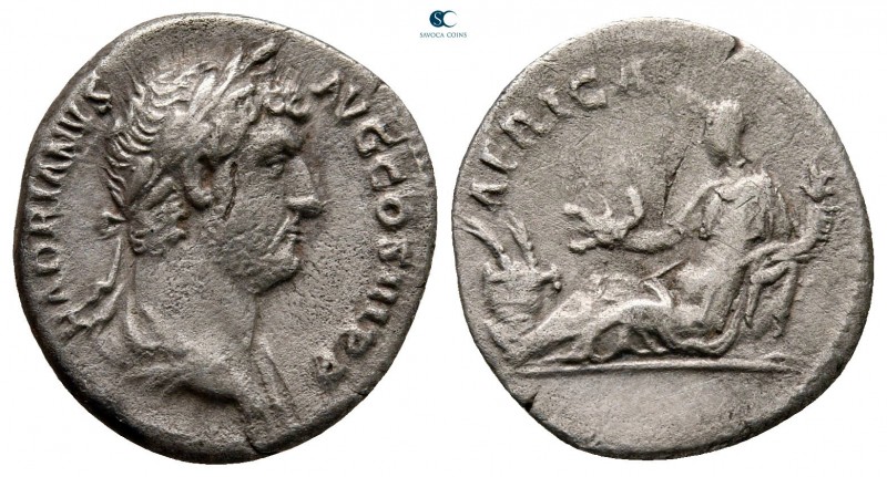Hadrian AD 117-138. "Travel series" issue. Rome
Denarius AR

18 mm, 2,97 g
...