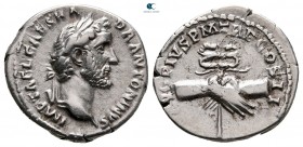 Antoninus Pius AD 138-161. Rome. Denarius AR