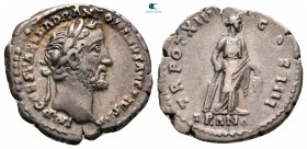 Antoninus Pius AD 138-161. Rome. Denarius AR