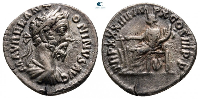 Marcus Aurelius AD 161-180. Struck AD 179. Rome
Denarius AR

19 mm, 2,68 g
...