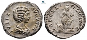 Julia Domna. Augusta AD 193-217. Rome. Denarius AR