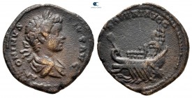 Caracalla AD 198-217. Rome. Limes Falsum of a Denarius