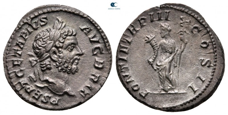 Geta AD 198-211. Rome
Denarius AR

19 mm, 2,86 g

P SEPT GETA PIVS AVG BRIT...