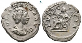 Julia Maesa. Augusta AD 218-224. Rome. Denarius AR