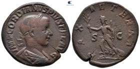 Gordian III AD 238-244. Struck AD 240. Rome. Sestertius Æ