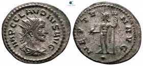 Claudius II (Gothicus) AD 268-270. Antioch. Antoninianus Æ silvered