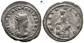Claudius II (Gothicus) AD 268-270. Smyrna. Antoninianus Æ silvered