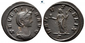 Severina AD 270-275. Struck AD 275. Rome. Denarius Æ
